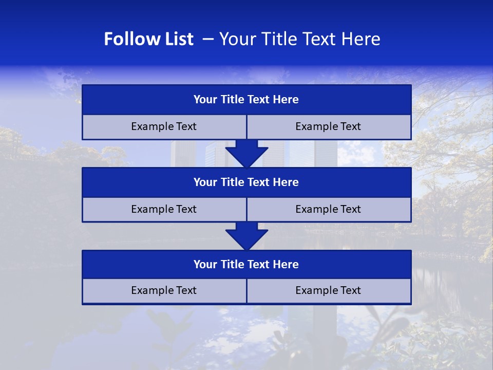 Japanese Garden Peaceful Landscape Chicago PowerPoint Template