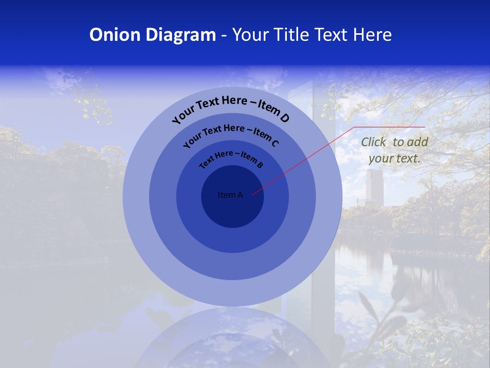 Japanese Garden Peaceful Landscape Chicago PowerPoint Template