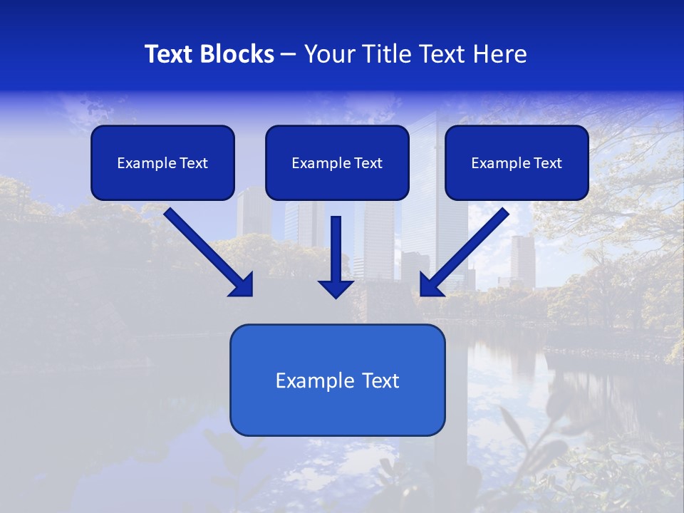 Japanese Garden Peaceful Landscape Chicago PowerPoint Template