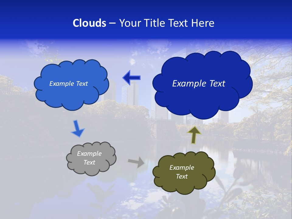 Japanese Garden Peaceful Landscape Chicago PowerPoint Template