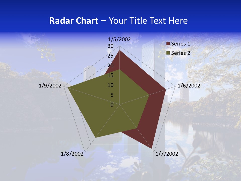Japanese Garden Peaceful Landscape Chicago PowerPoint Template