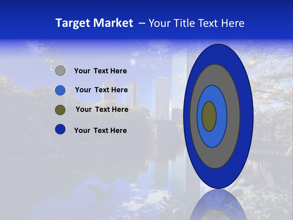 Japanese Garden Peaceful Landscape Chicago PowerPoint Template