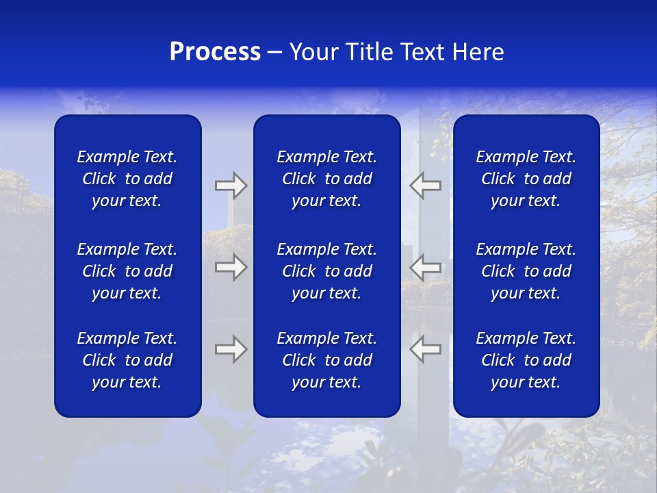 Japanese Garden Peaceful Landscape Chicago PowerPoint Template