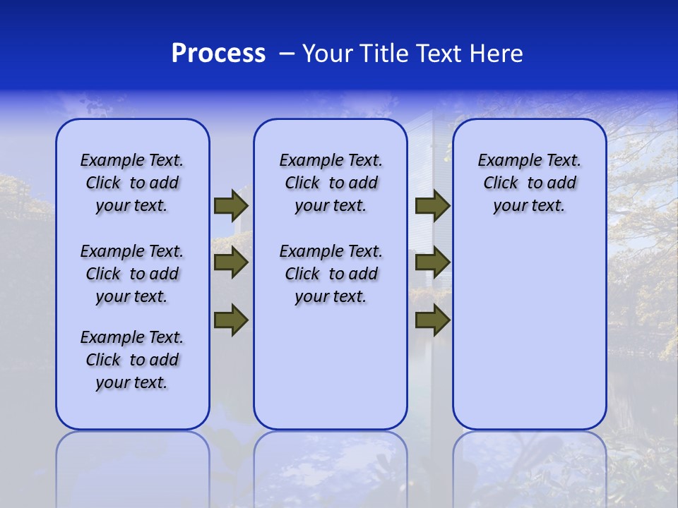 Japanese Garden Peaceful Landscape Chicago PowerPoint Template
