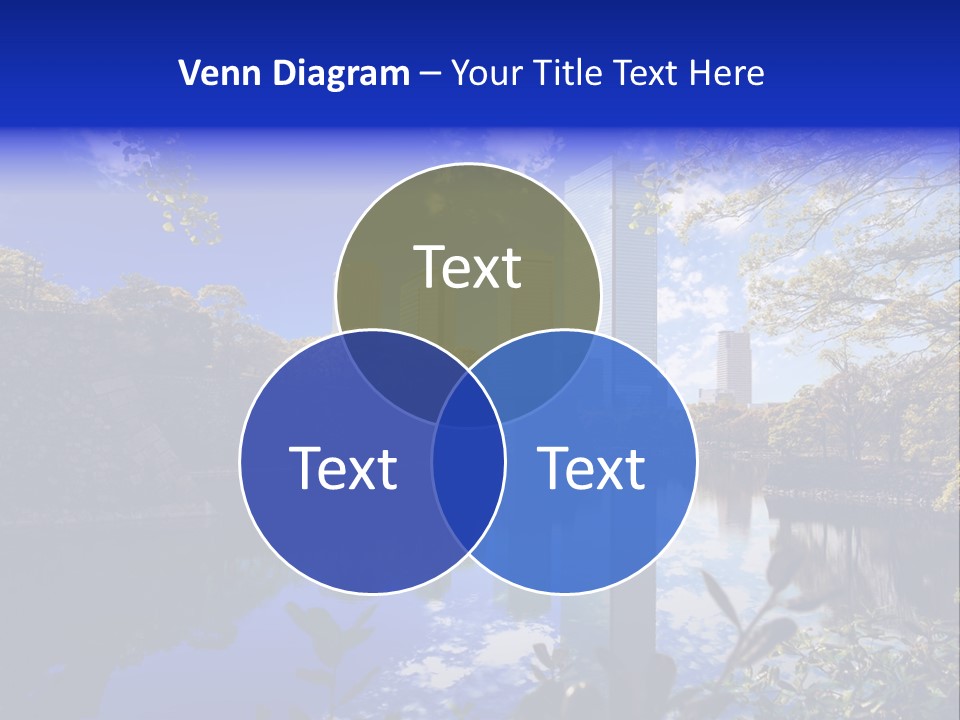 Japanese Garden Peaceful Landscape Chicago PowerPoint Template