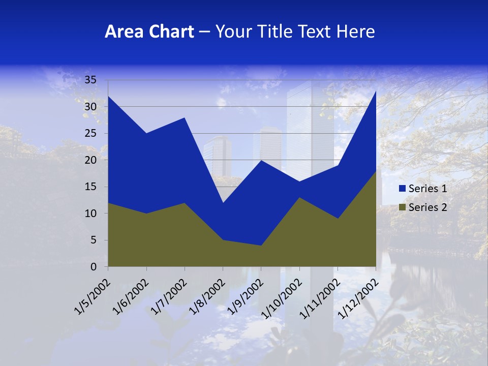 Japanese Garden Peaceful Landscape Chicago PowerPoint Template