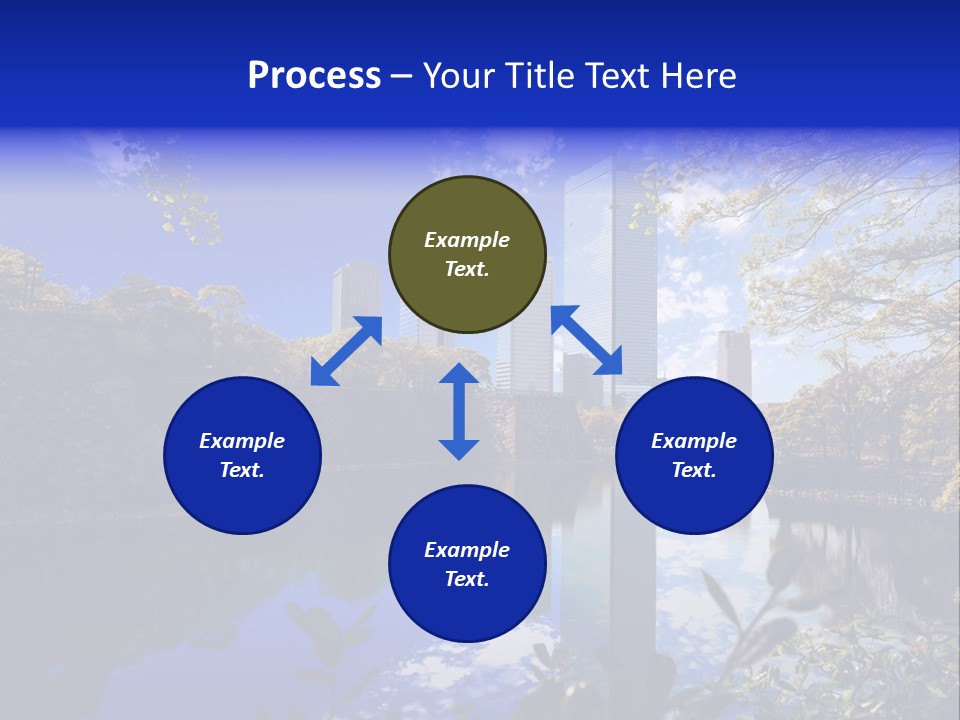 Japanese Garden Peaceful Landscape Chicago PowerPoint Template