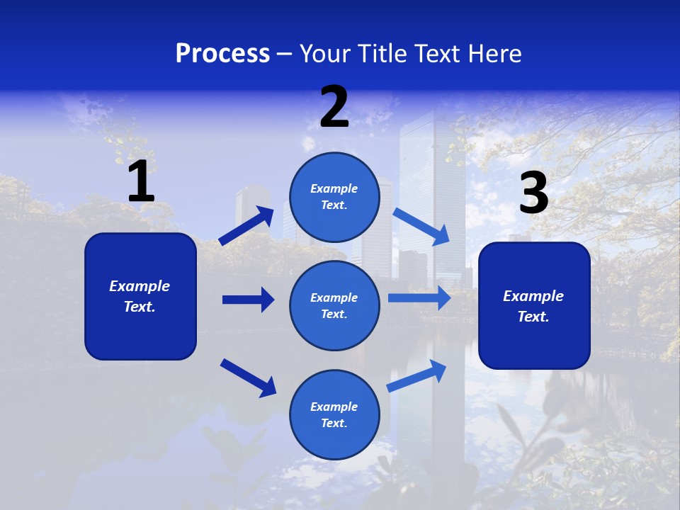 Japanese Garden Peaceful Landscape Chicago PowerPoint Template