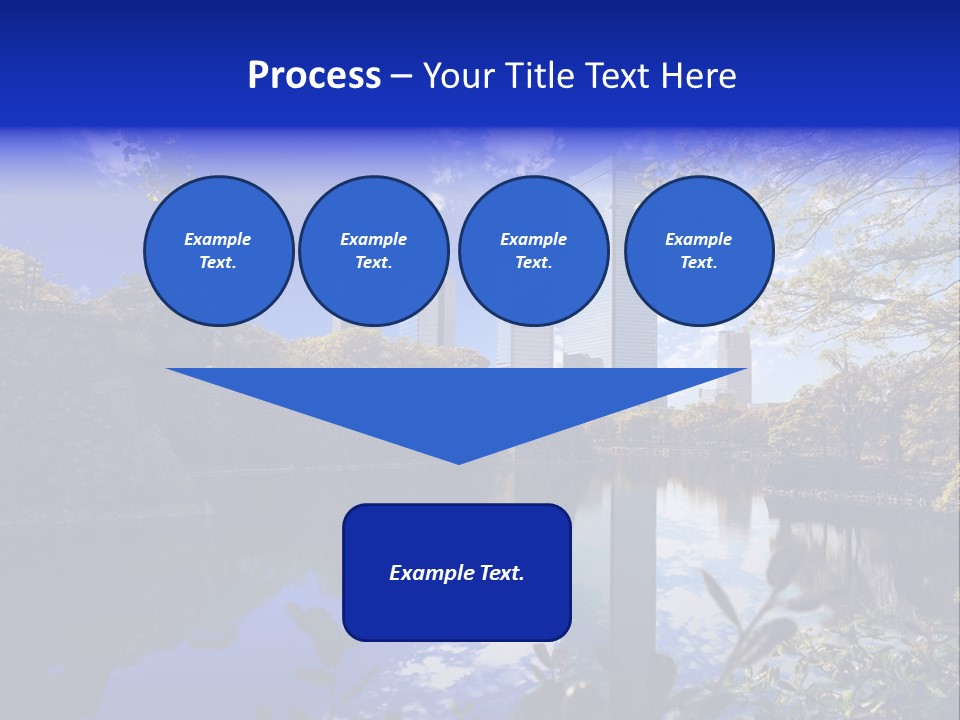 Japanese Garden Peaceful Landscape Chicago PowerPoint Template