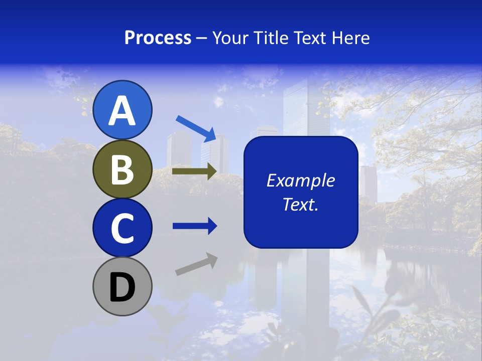 Japanese Garden Peaceful Landscape Chicago PowerPoint Template
