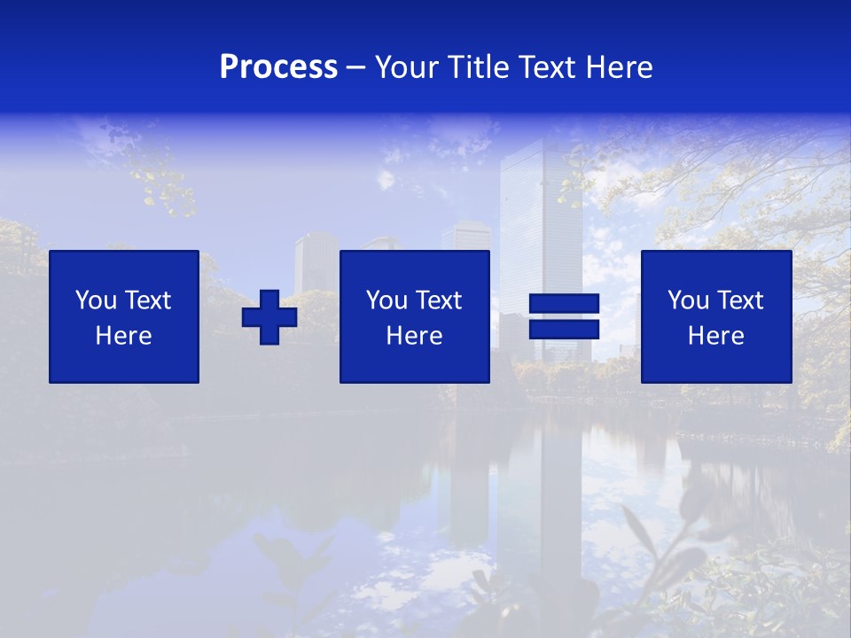 Japanese Garden Peaceful Landscape Chicago PowerPoint Template