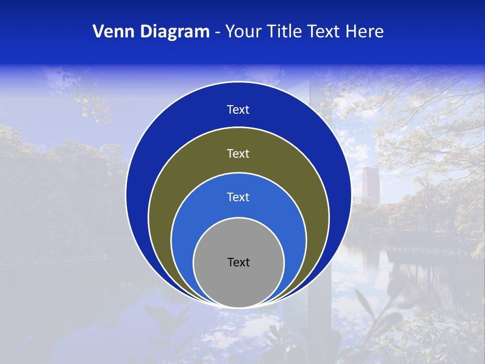 Japanese Garden Peaceful Landscape Chicago PowerPoint Template