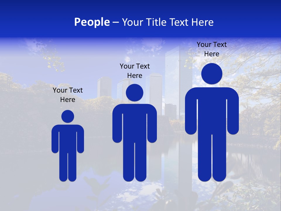 Japanese Garden Peaceful Landscape Chicago PowerPoint Template