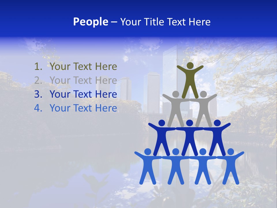 Japanese Garden Peaceful Landscape Chicago PowerPoint Template