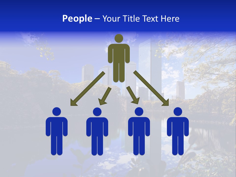 Japanese Garden Peaceful Landscape Chicago PowerPoint Template