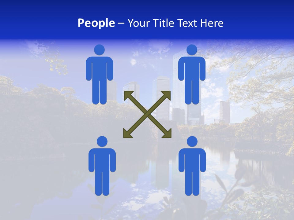 Japanese Garden Peaceful Landscape Chicago PowerPoint Template