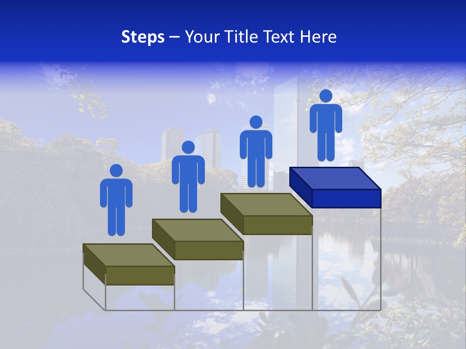 Japanese Garden Peaceful Landscape Chicago PowerPoint Template