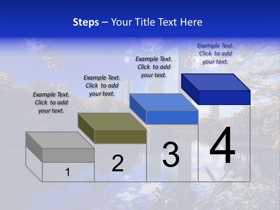 Japanese Garden Peaceful Landscape Chicago PowerPoint Template