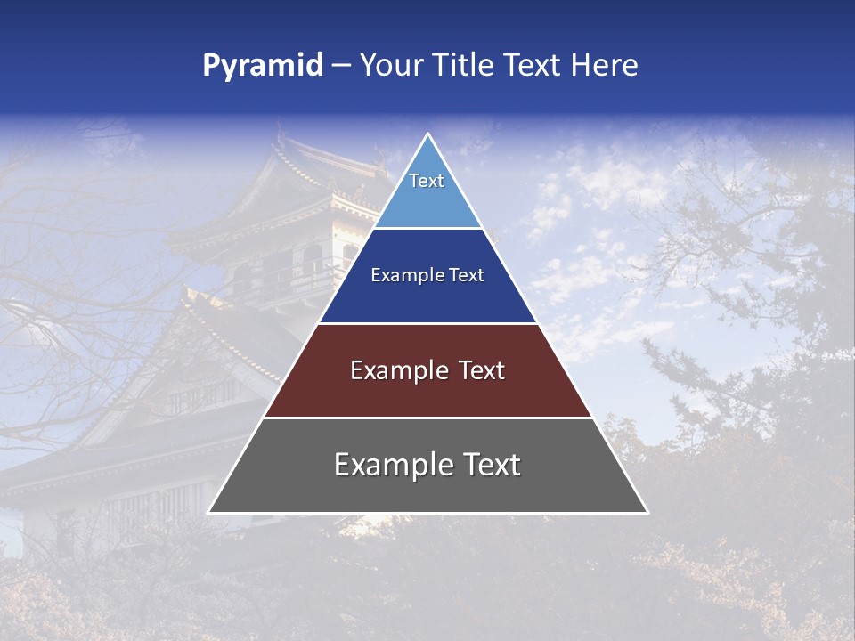 Japanese Trees Architecture PowerPoint Template