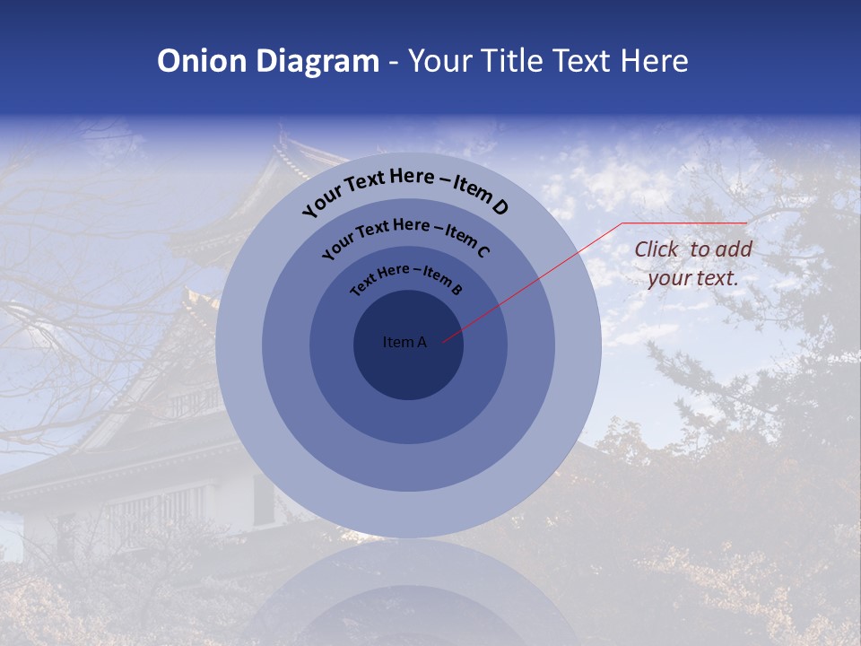 Japanese Trees Architecture PowerPoint Template