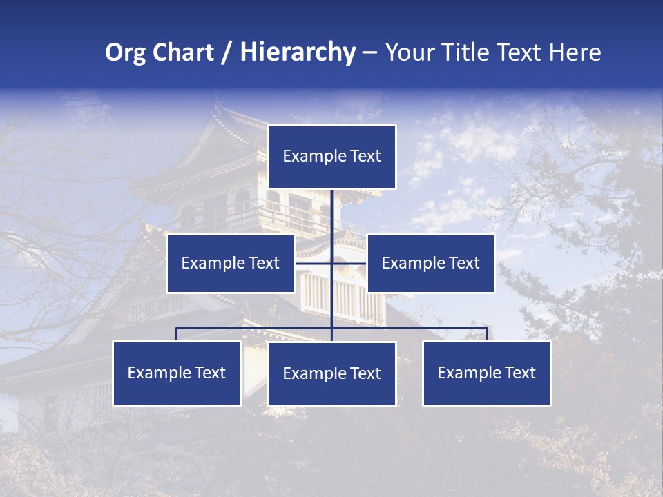 Japanese Trees Architecture PowerPoint Template
