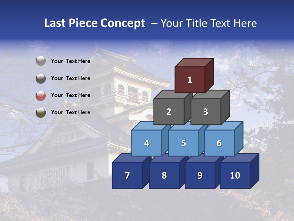Japanese Trees Architecture PowerPoint Template