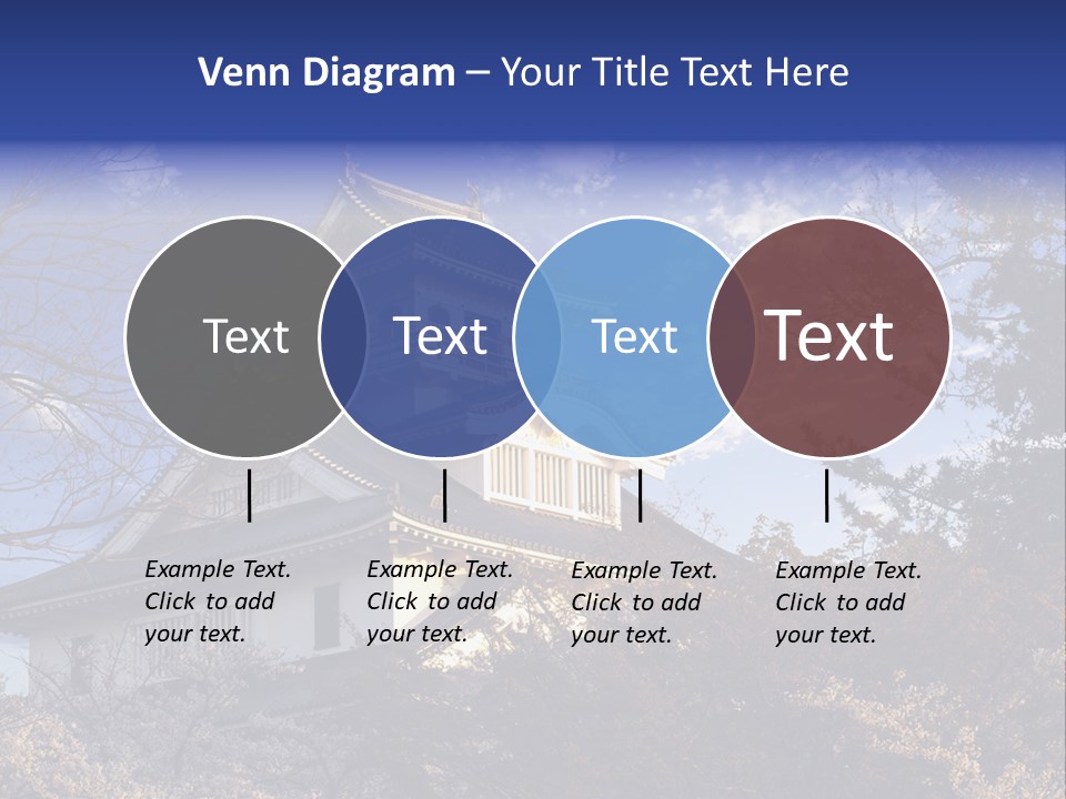 Japanese Trees Architecture PowerPoint Template