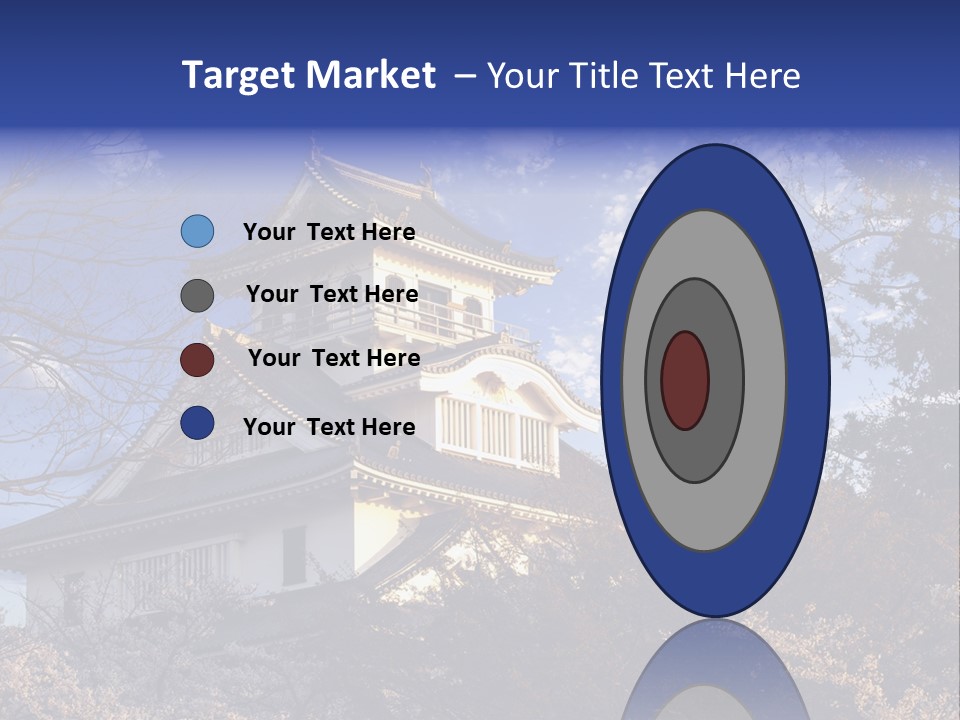 Japanese Trees Architecture PowerPoint Template