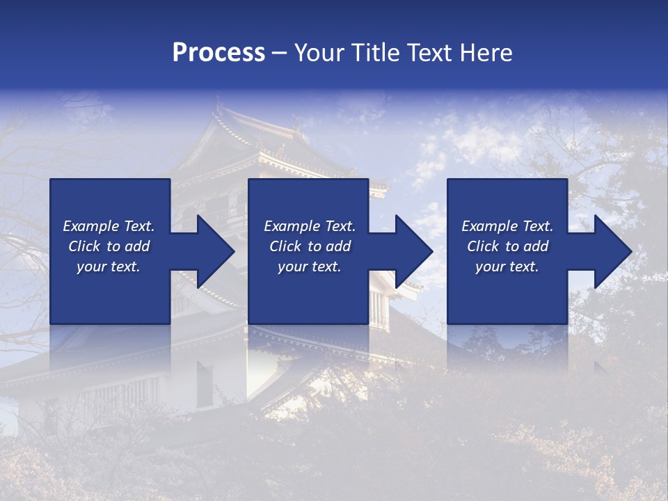 Japanese Trees Architecture PowerPoint Template