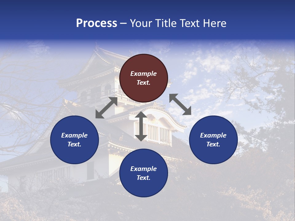 Japanese Trees Architecture PowerPoint Template