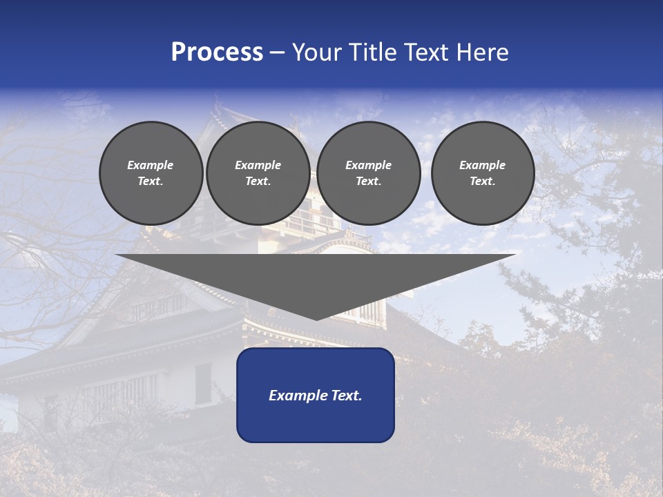 Japanese Trees Architecture PowerPoint Template