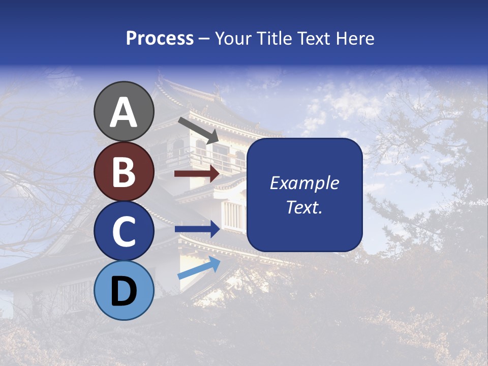 Japanese Trees Architecture PowerPoint Template