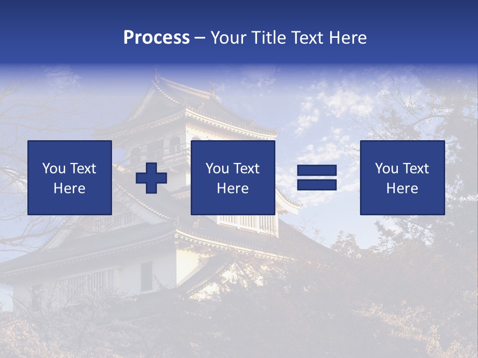 Japanese Trees Architecture PowerPoint Template