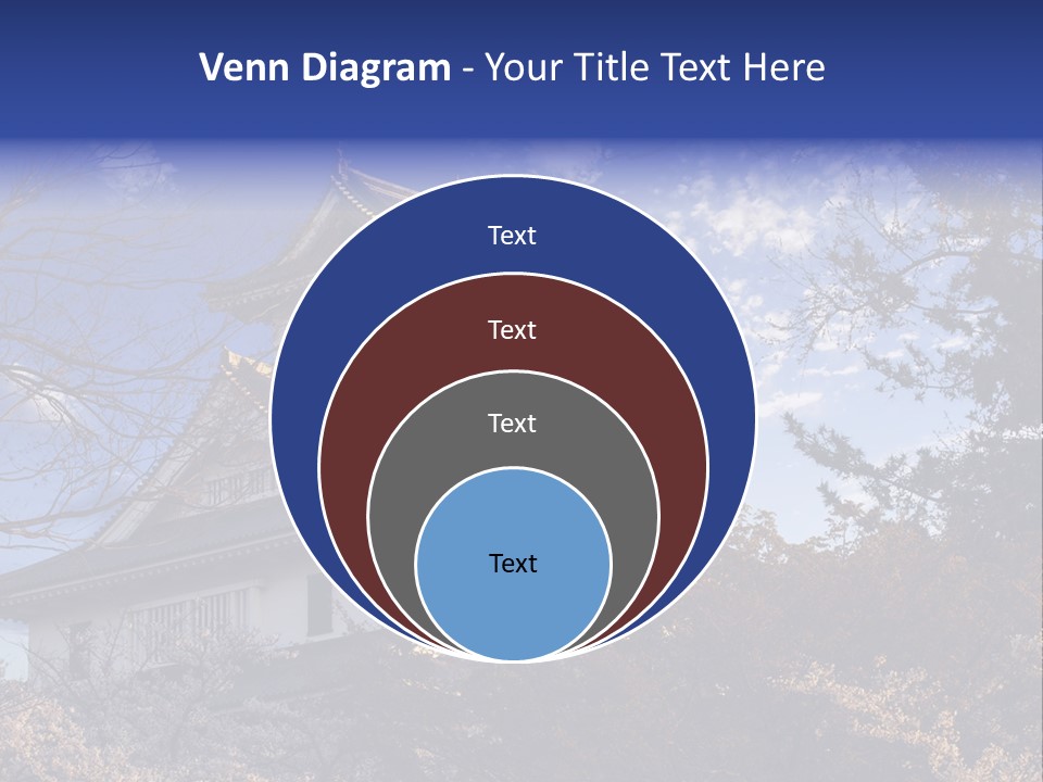 Japanese Trees Architecture PowerPoint Template