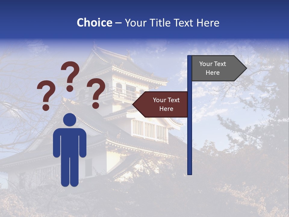 Japanese Trees Architecture PowerPoint Template