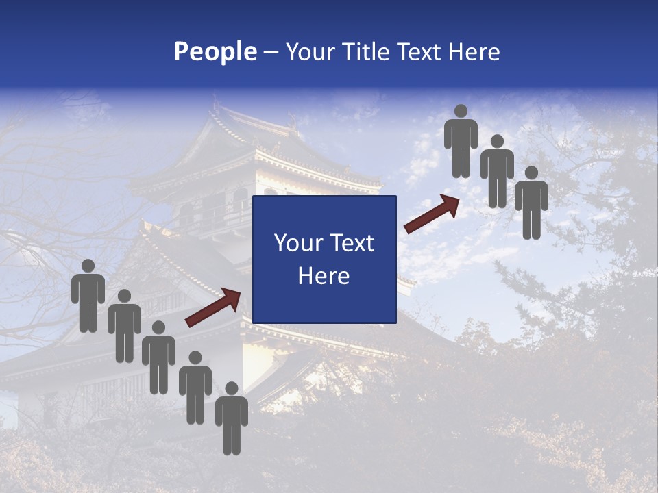 Japanese Trees Architecture PowerPoint Template