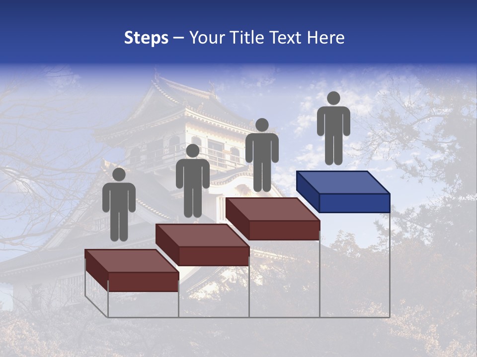 Japanese Trees Architecture PowerPoint Template