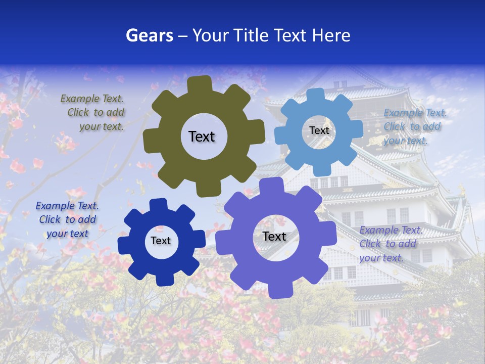 Building Military Medieval PowerPoint Template