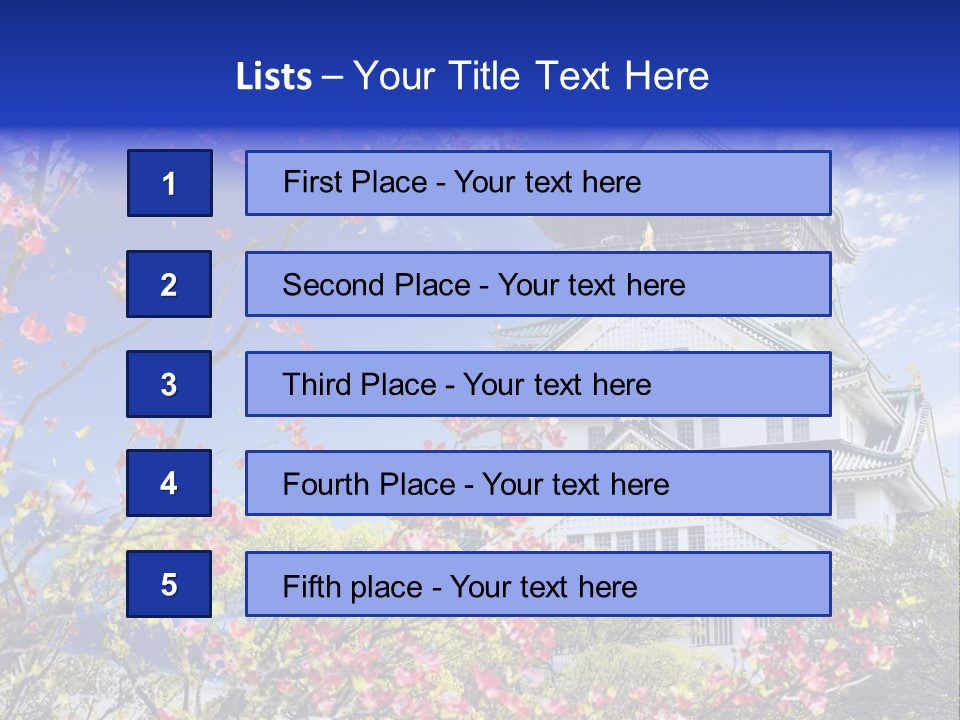 Building Military Medieval PowerPoint Template