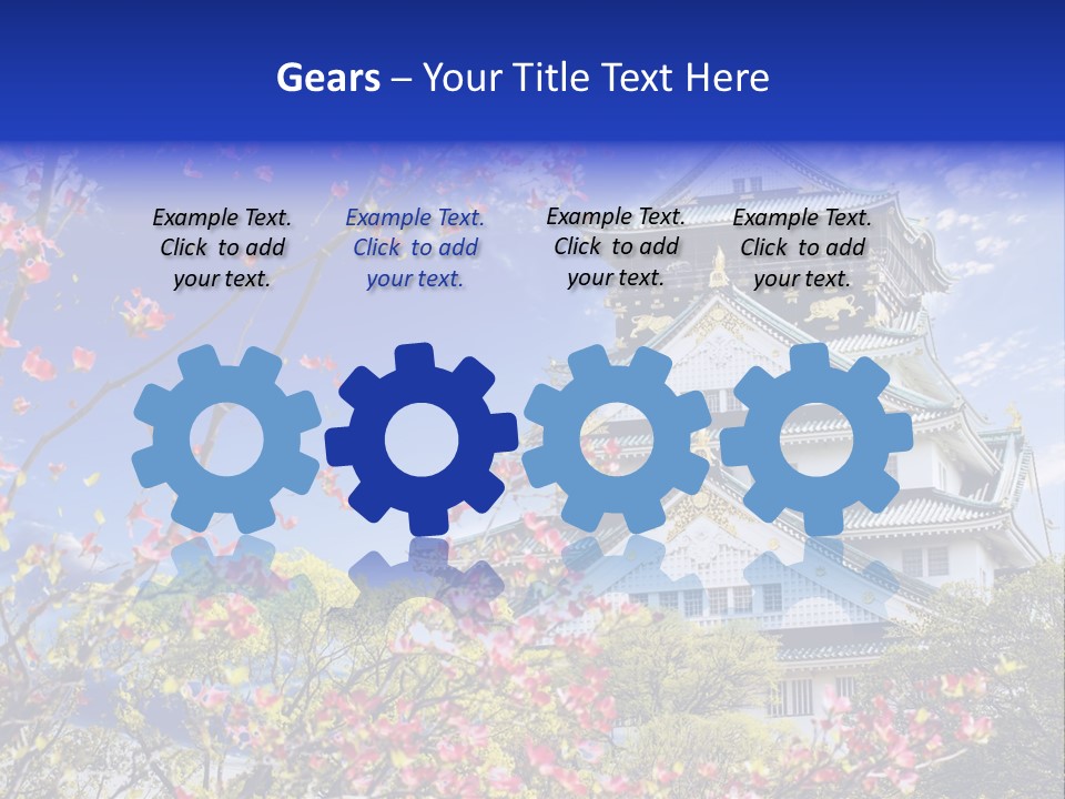 Building Military Medieval PowerPoint Template