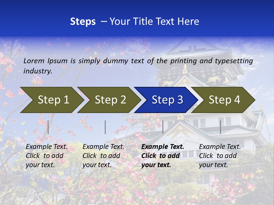 Building Military Medieval PowerPoint Template