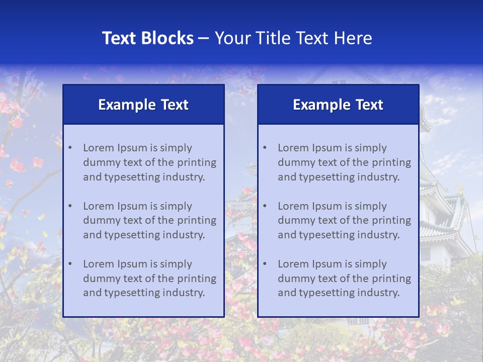 Building Military Medieval PowerPoint Template