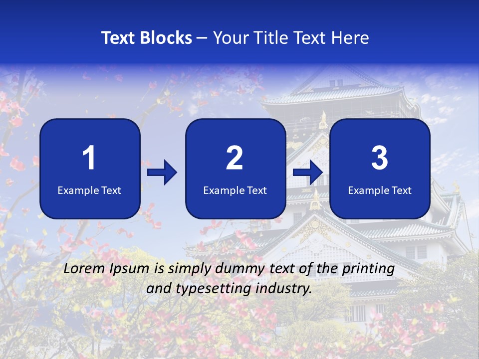Building Military Medieval PowerPoint Template