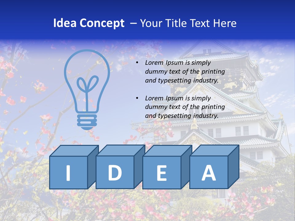 Building Military Medieval PowerPoint Template