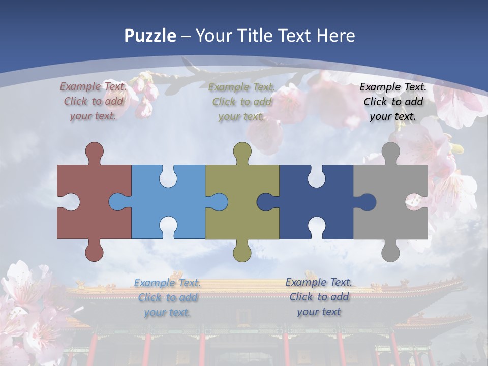 Floral Freedom Revival PowerPoint Template