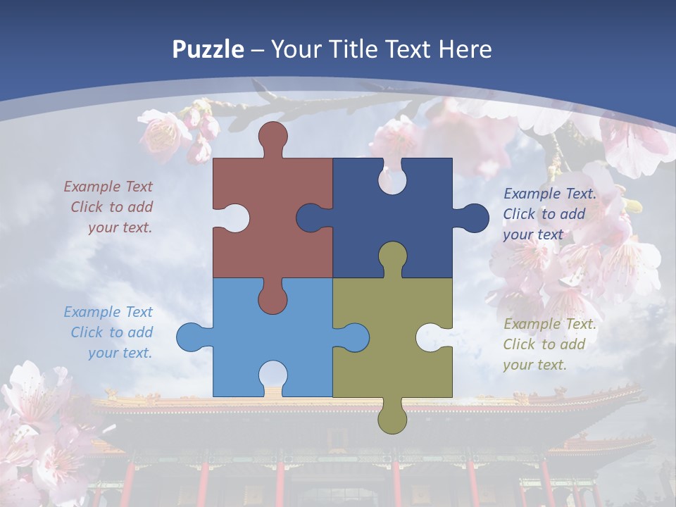 Floral Freedom Revival PowerPoint Template