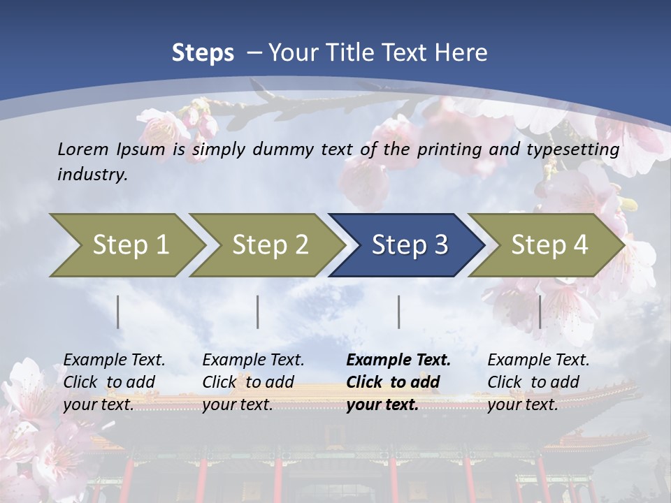 Floral Freedom Revival PowerPoint Template