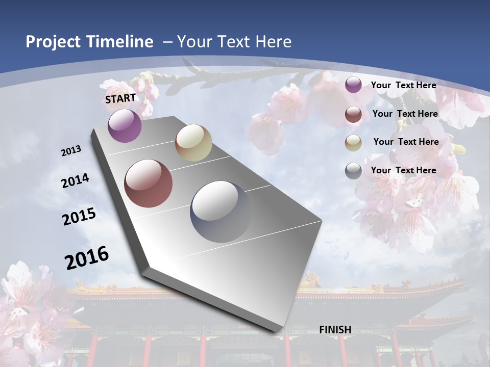 Floral Freedom Revival PowerPoint Template