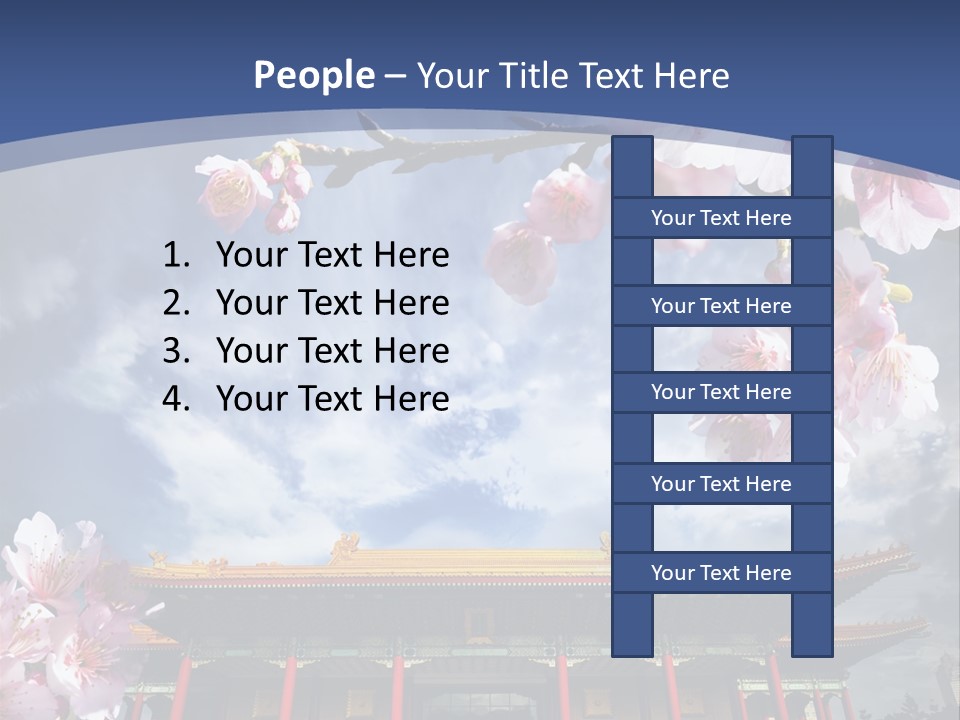 Floral Freedom Revival PowerPoint Template