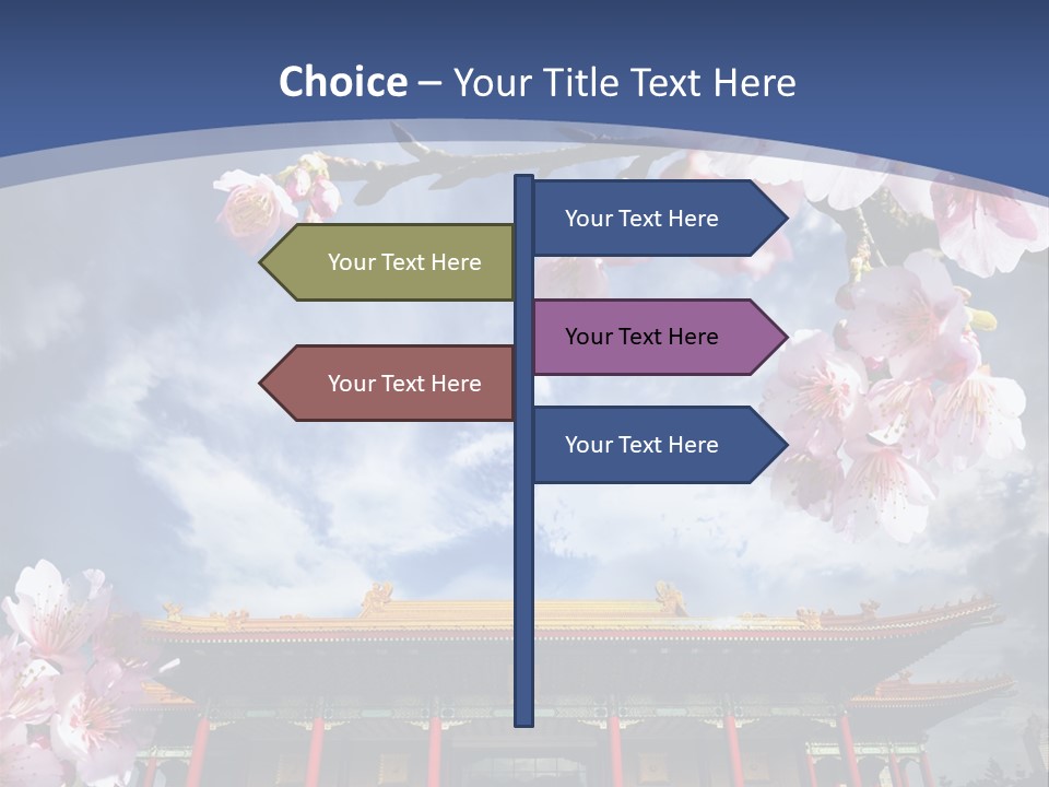 Floral Freedom Revival PowerPoint Template